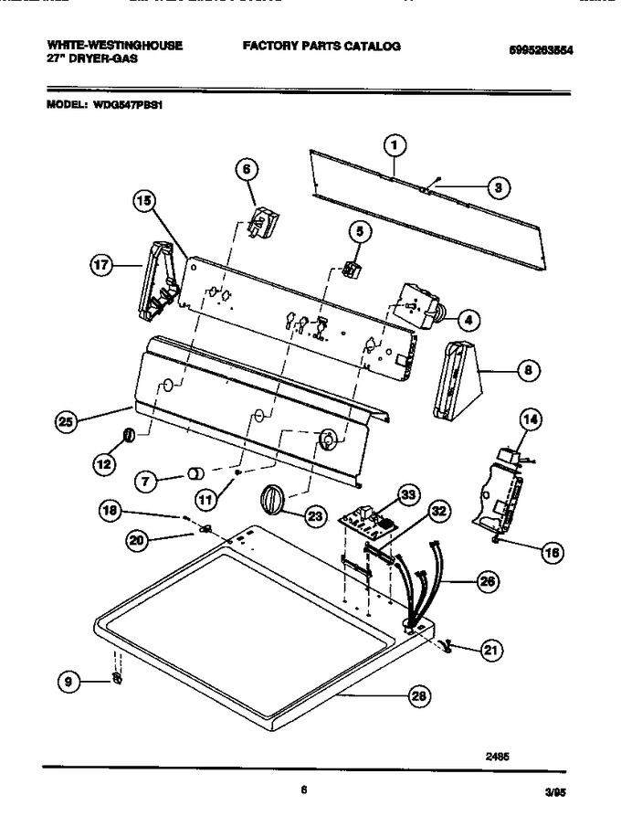 Diagram for WDG547PBS1