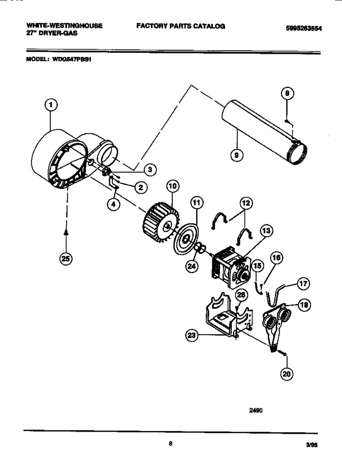 Diagram for WDG547PBS1