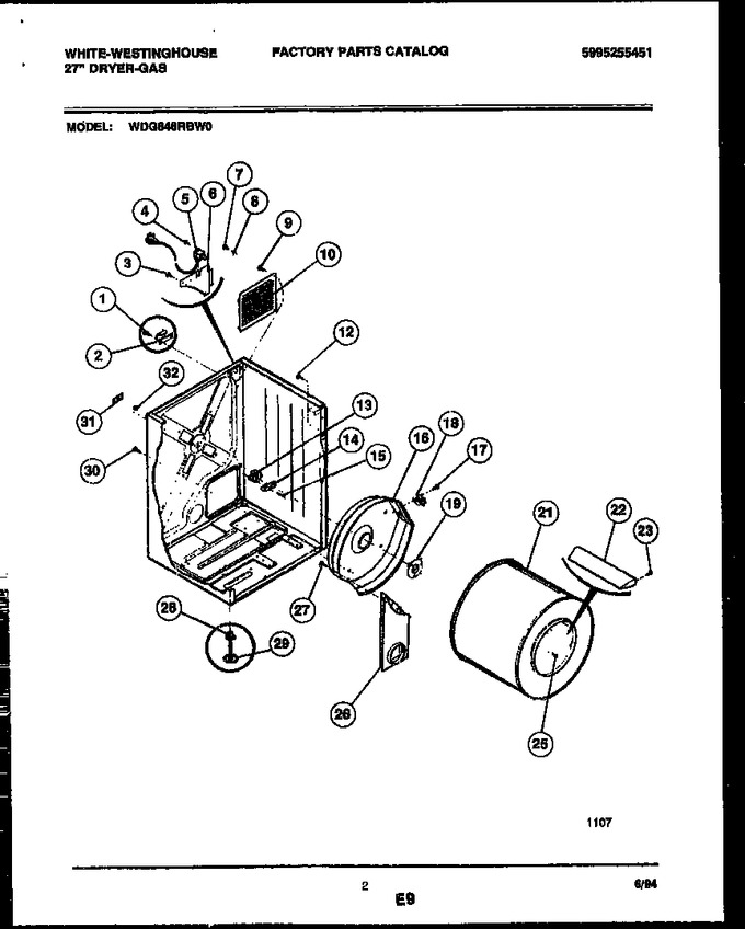 Diagram for WDG846RBW0