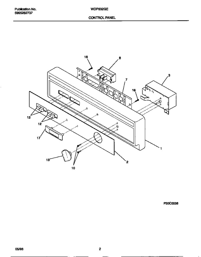 Diagram for WDP632GER0