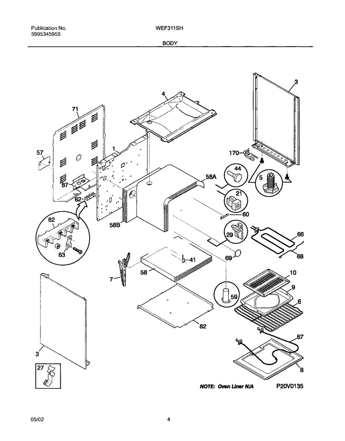 Diagram for WEF311SHWA