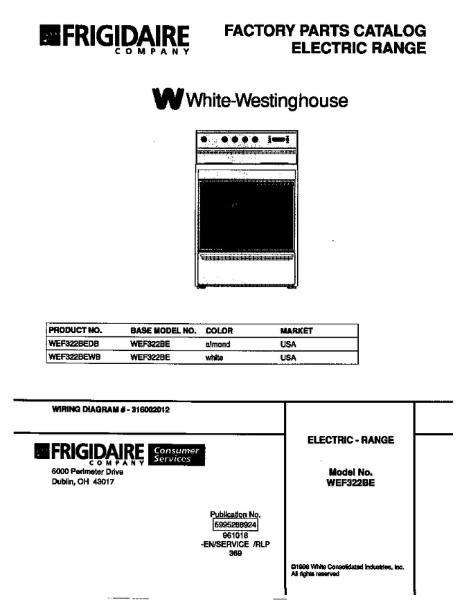 Diagram for WEF322BEDB