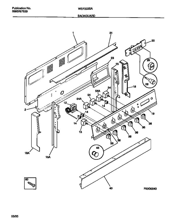 Diagram for WEF322SADB