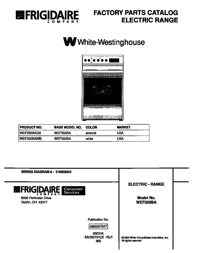 Diagram for WEF350BADB