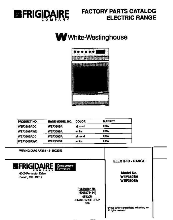 Diagram for WEF350BADC