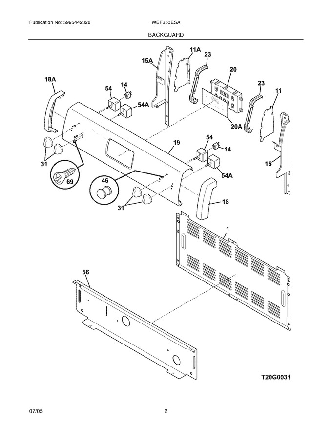 Diagram for WEF350ESA