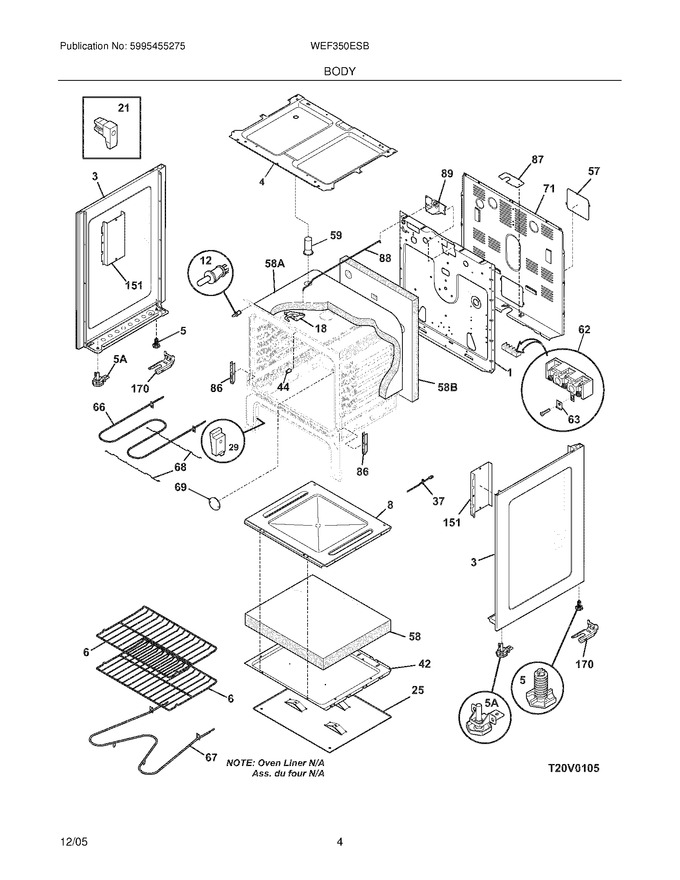 Diagram for WEF350ESB
