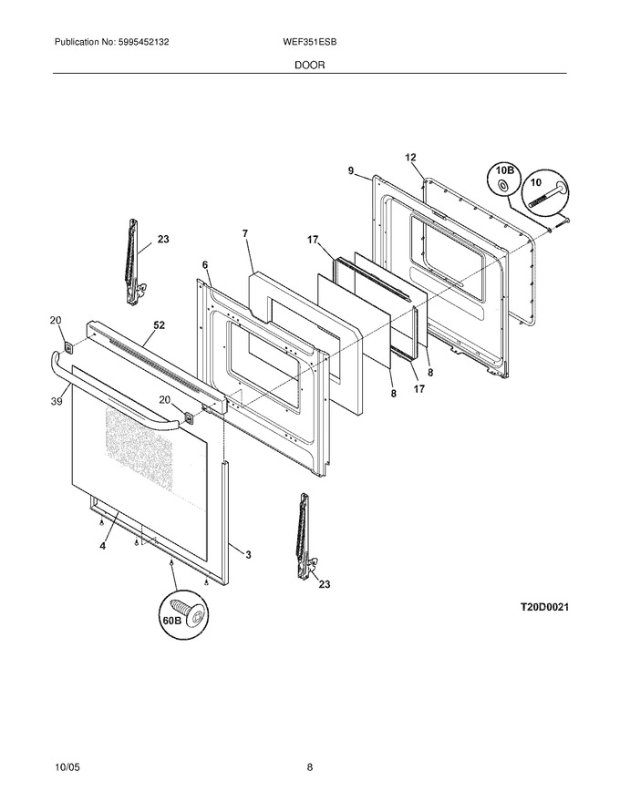 Diagram for WEF351ESB