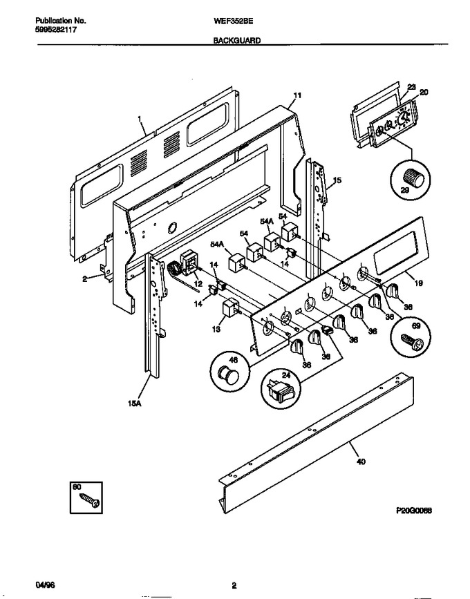 Diagram for WEF352BEDA