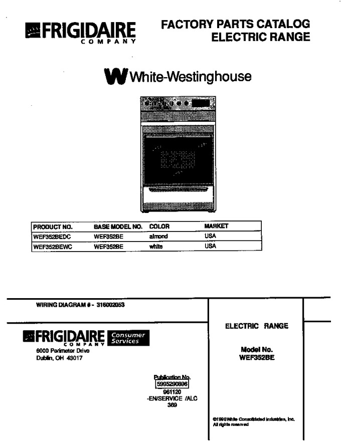 Diagram for WEF352BEWC
