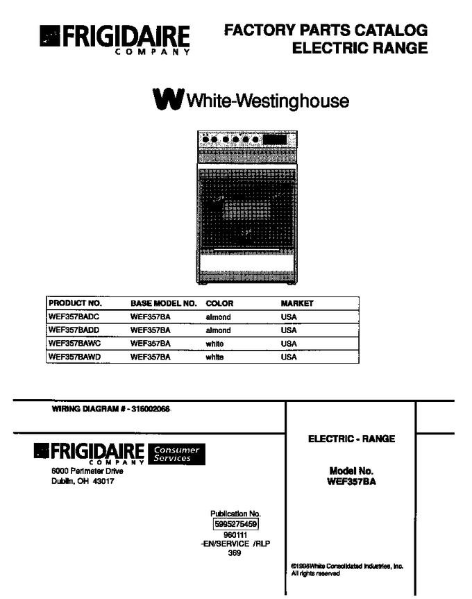 Diagram for WEF357BAWC