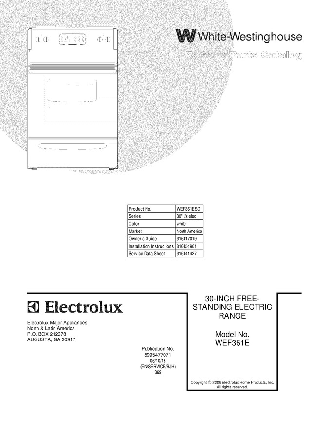 Diagram for WEF361ESD
