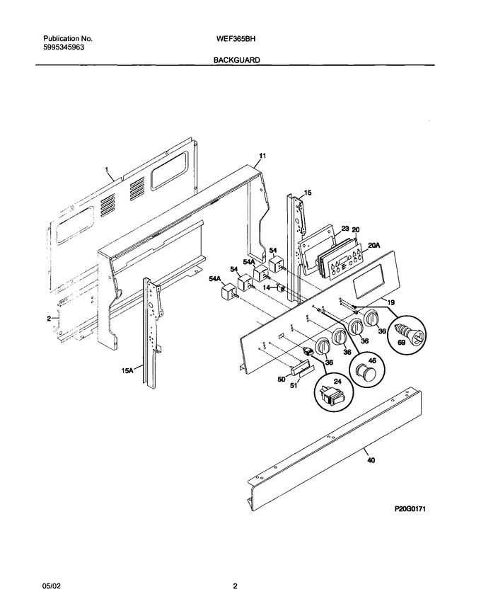 Diagram for WEF365BHDB