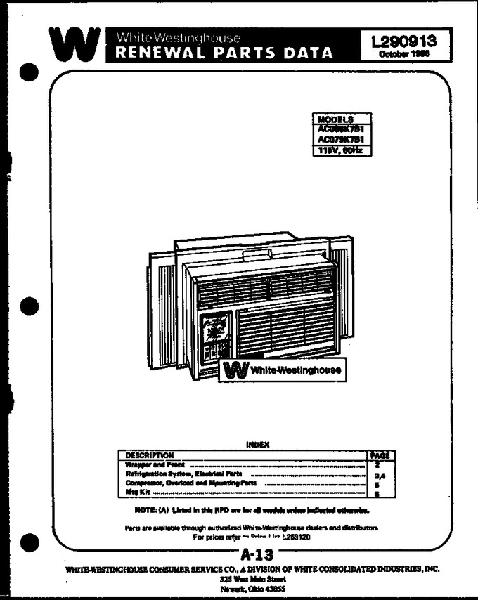 Diagram for WFC05M2AW0