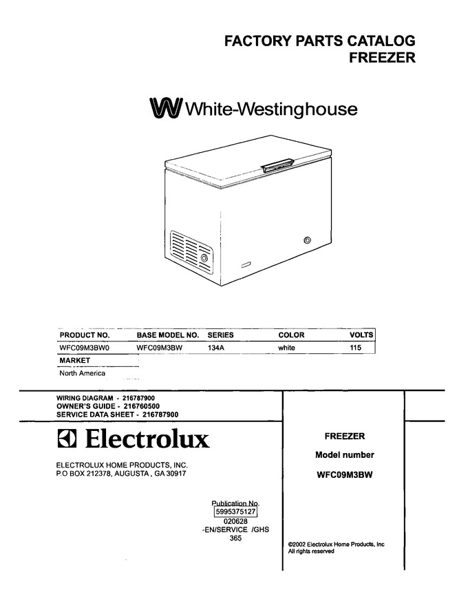 Diagram for WFC09M3BW0