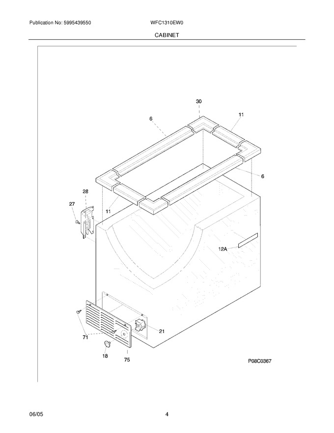 Diagram for WFC1310EW0