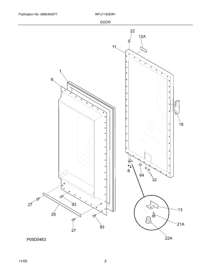 Diagram for WFU1150EW1