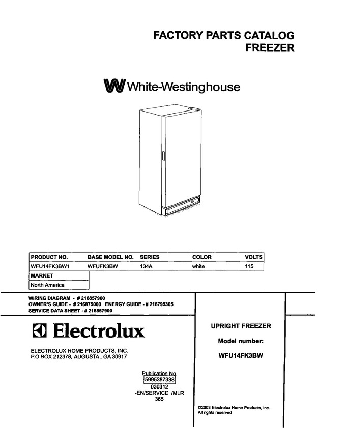 Diagram for WFU14FK3BW1