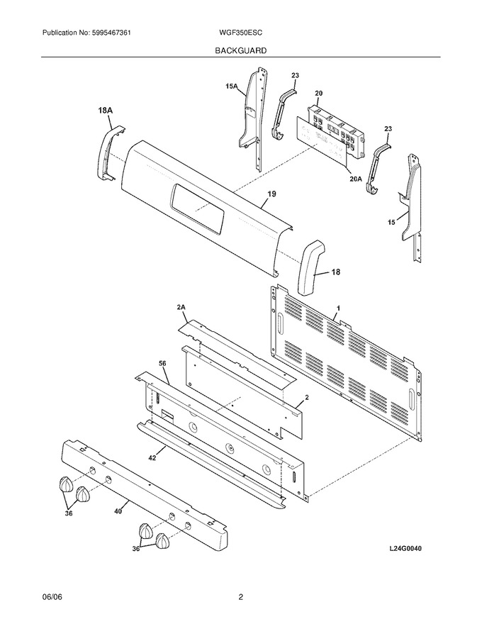 Diagram for WGF350ESC