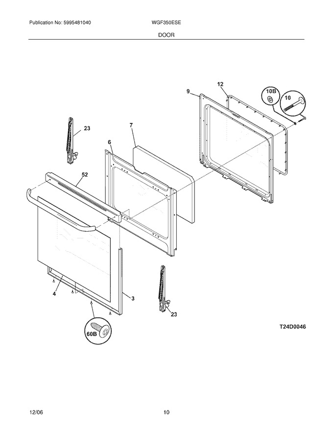 Diagram for WGF350ESE