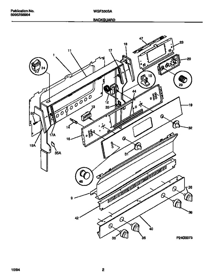 Diagram for WGF350SAWA