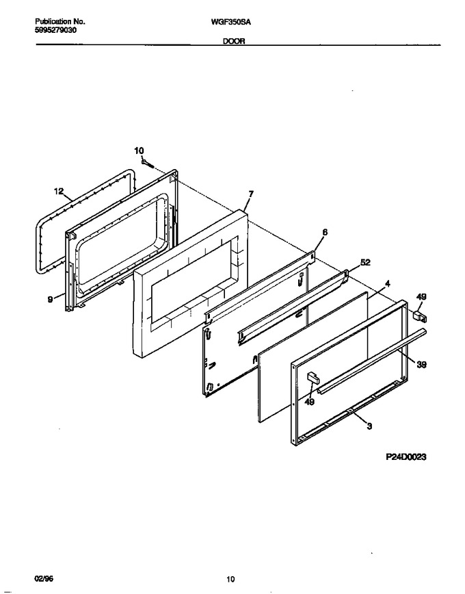 Diagram for WGF350SAWD