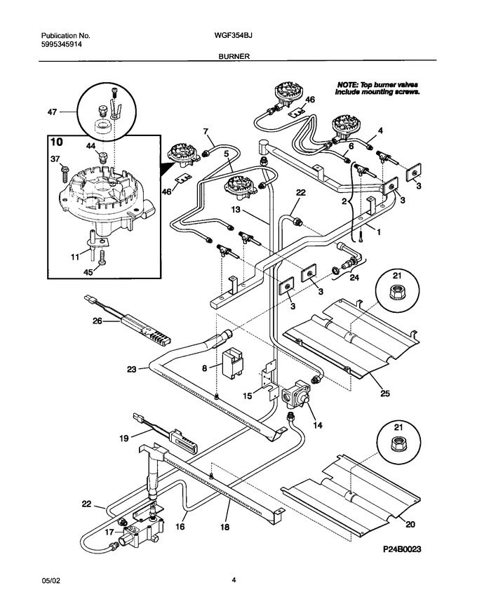 Diagram for WGF354BJWA