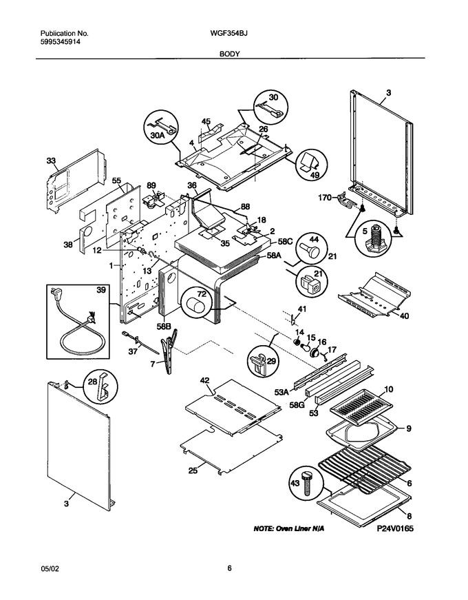 Diagram for WGF354BJDA