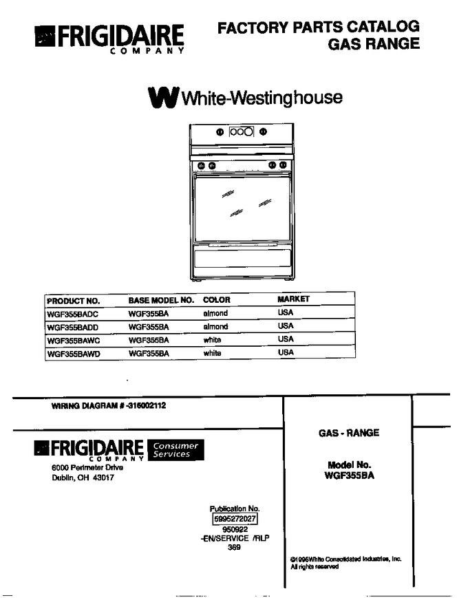 Diagram for WGF355BAWD