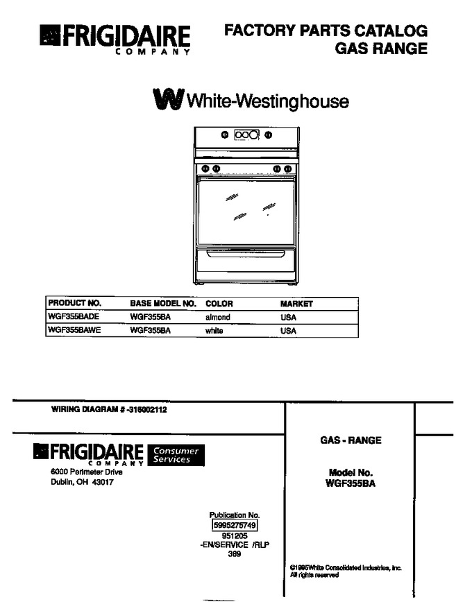 Diagram for WGF355BAWE