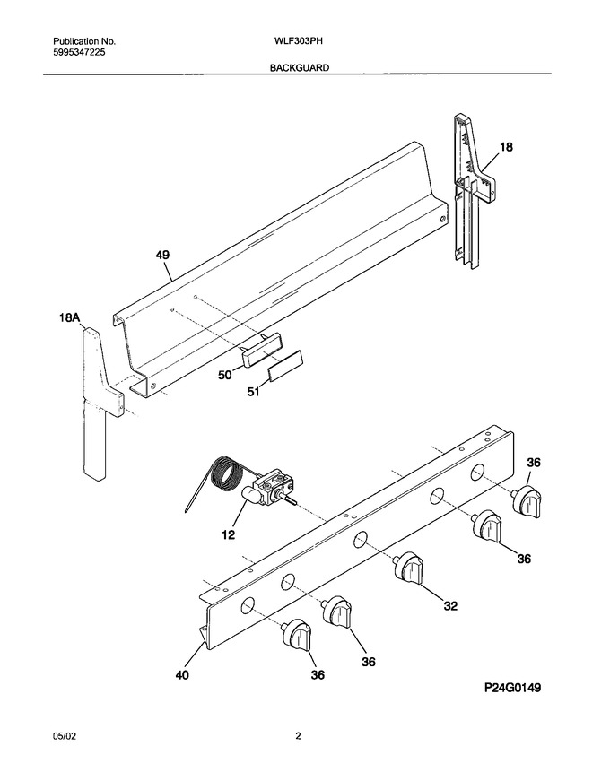 Diagram for WLF303PHWB