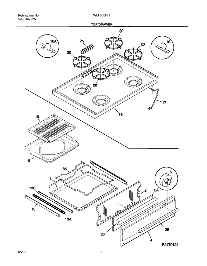 Diagram for WLF303PHWB