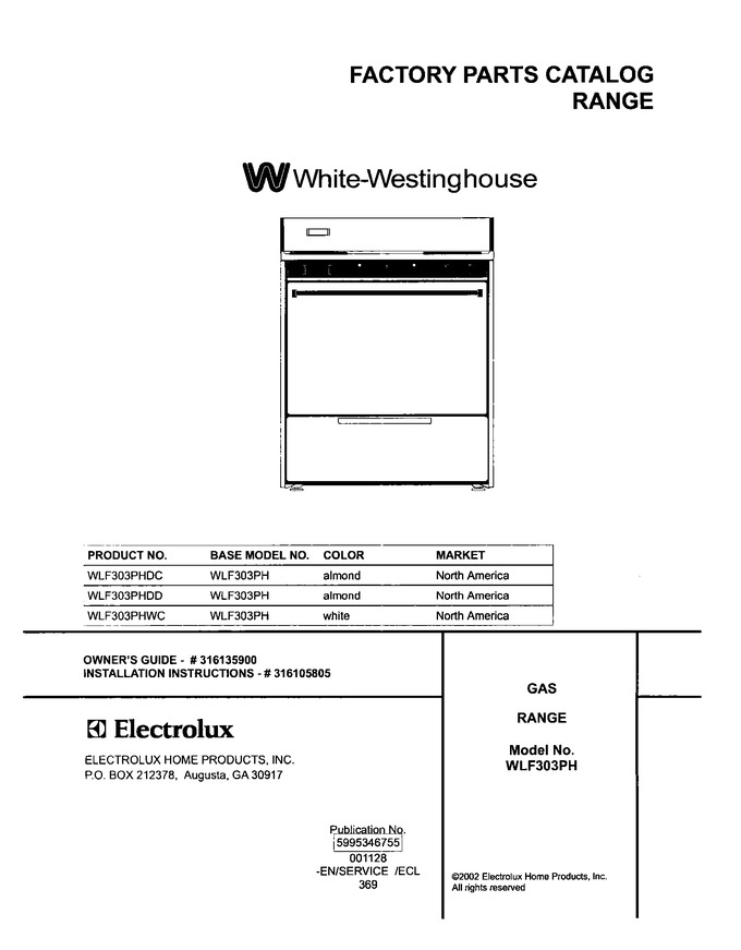 Diagram for WLF303PHWC