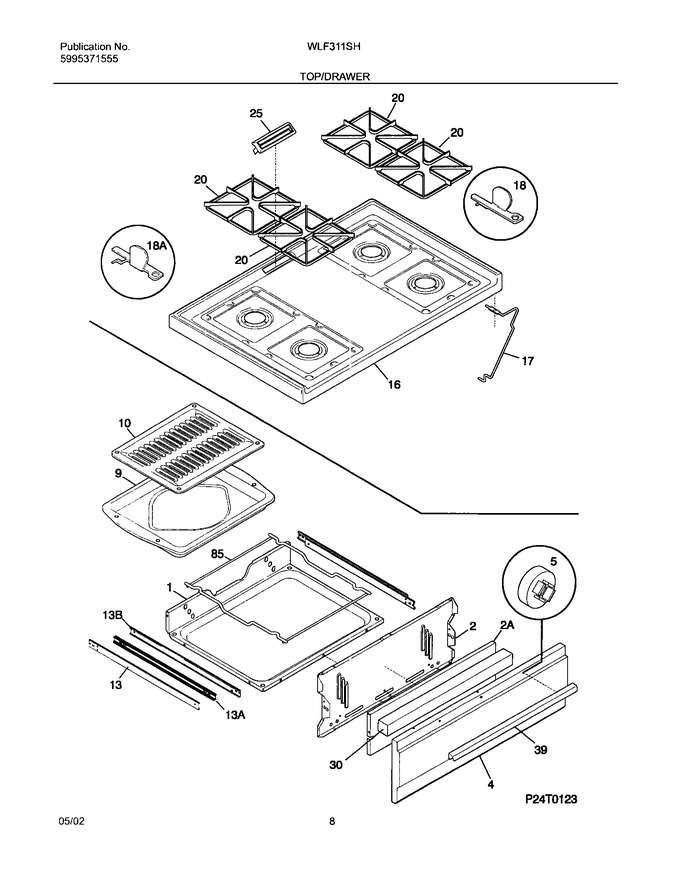 Diagram for WLF311SHWA