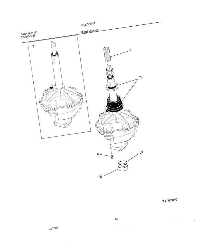 Diagram for WLSG62RFD1