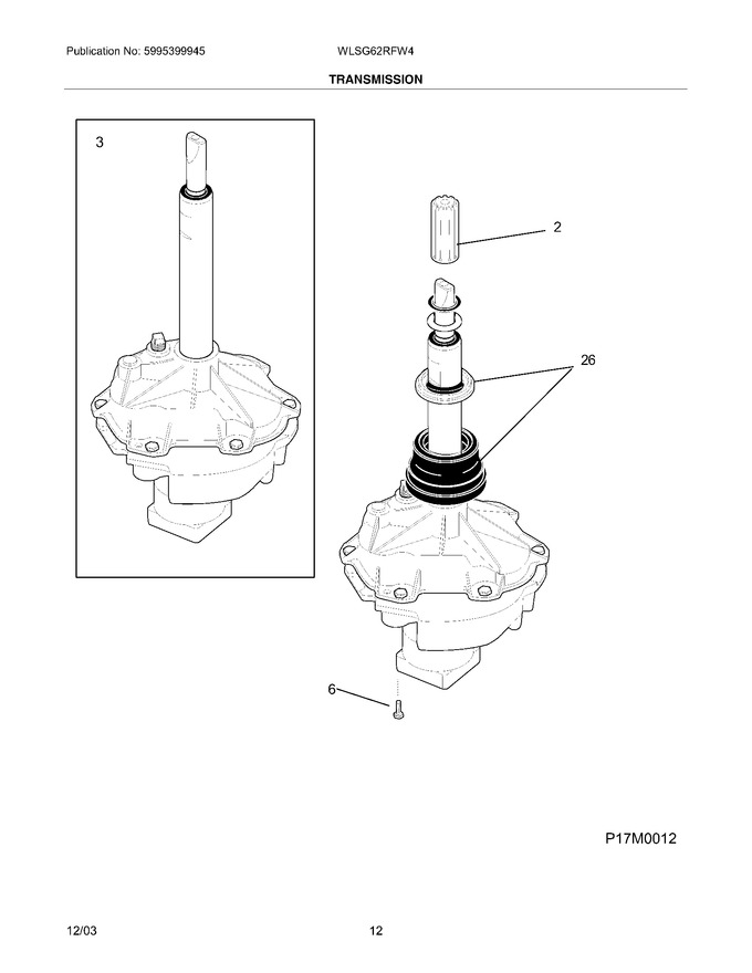Diagram for WLSG62RFW4