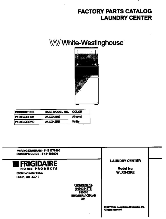 Diagram for WLXG42REW0