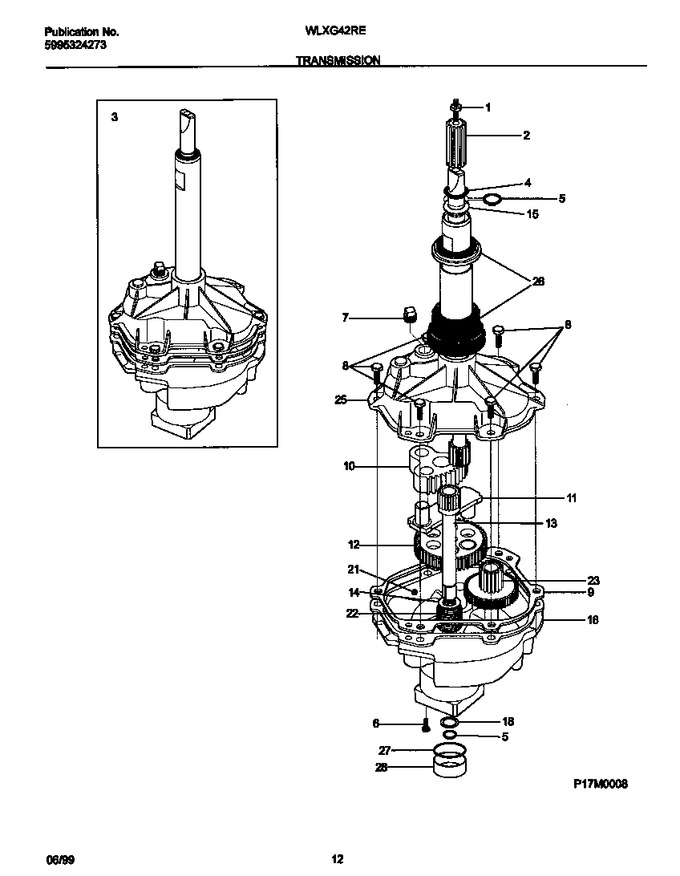 Diagram for WLXG42RED0