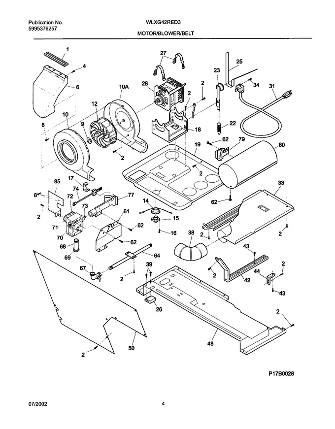 Diagram for WLXG42RED3