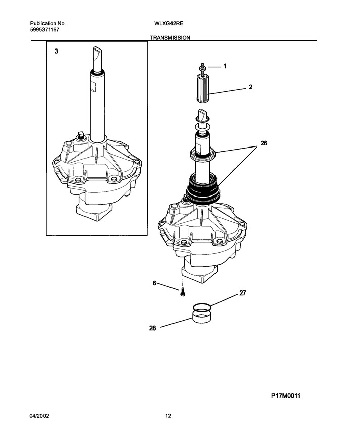 Diagram for WLXG42REW2