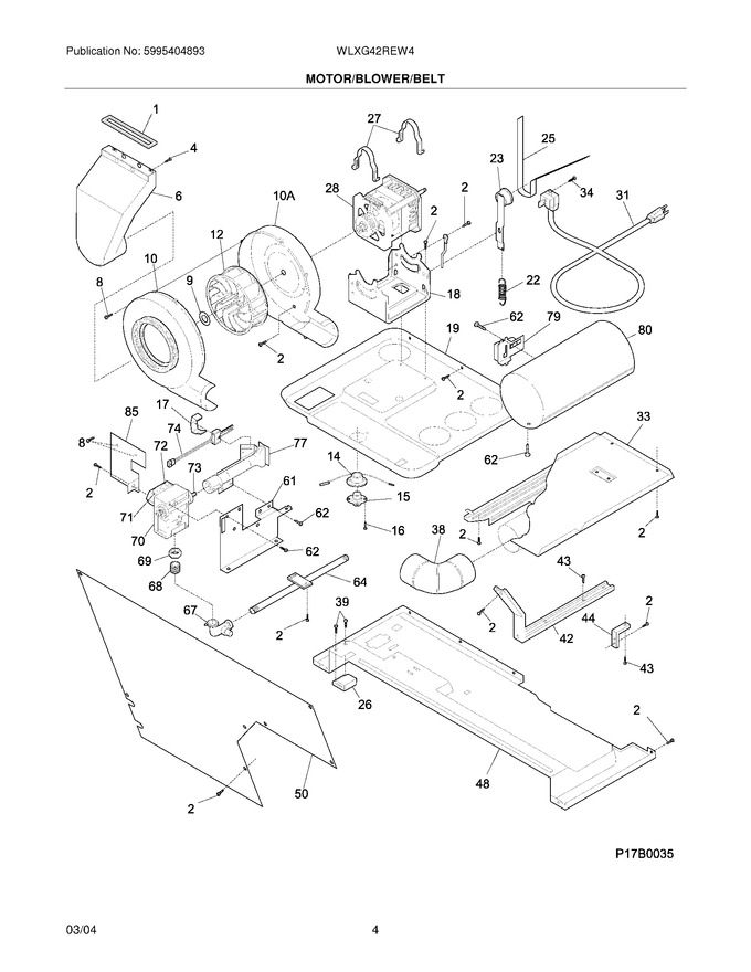 Diagram for WLXG42REW4