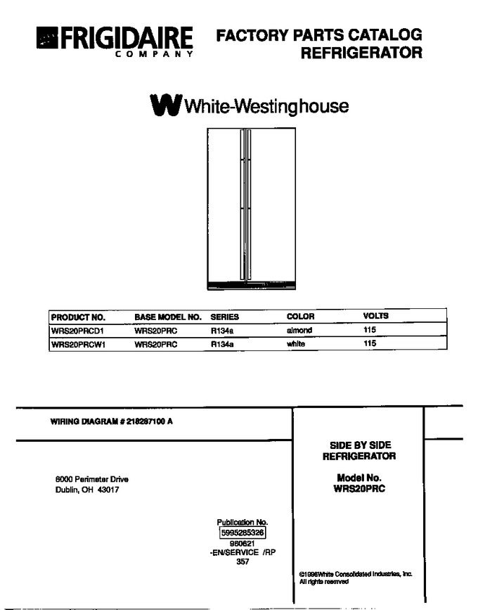 Diagram for WRS20PRCD1