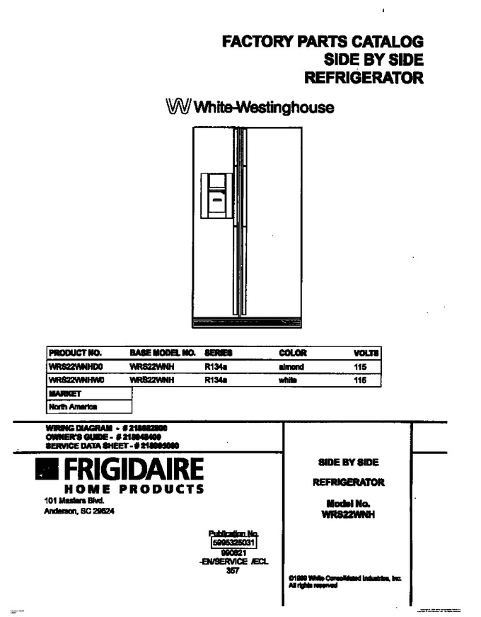 Diagram for WRS22WNHD0