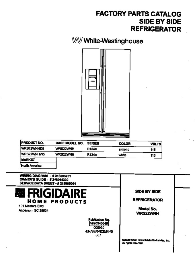 Diagram for WRS22WNHW5