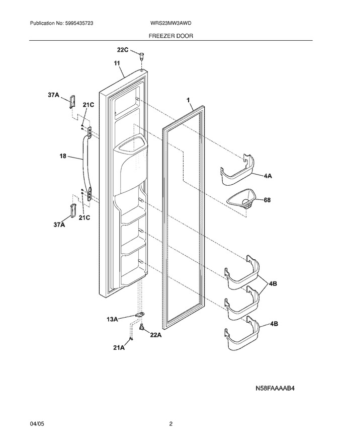 Diagram for WRS23MW3AWD