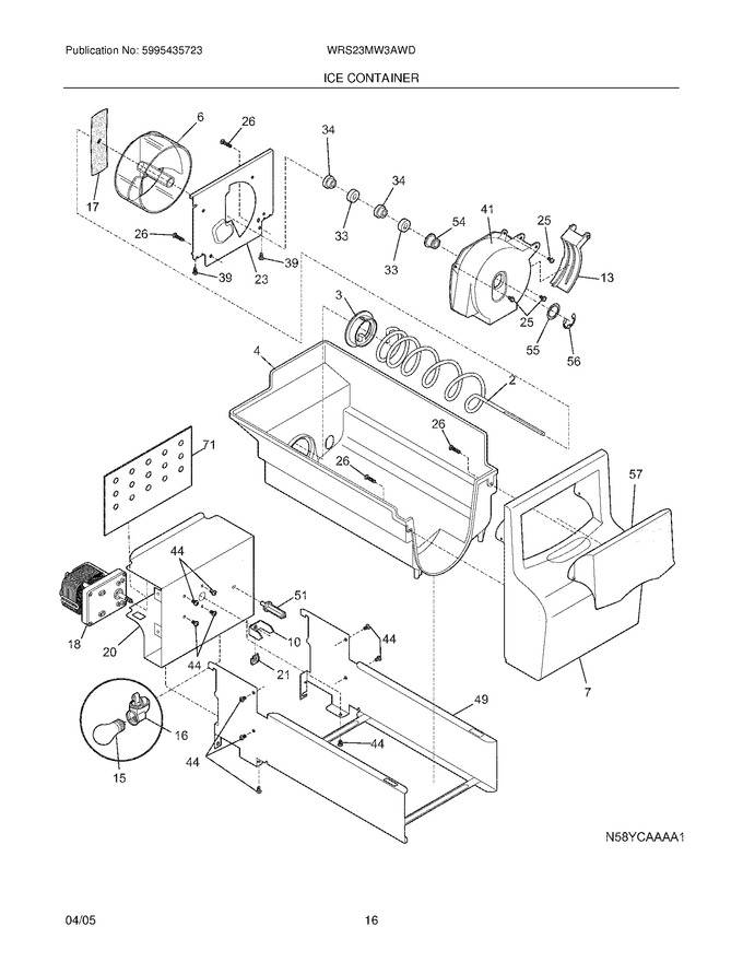Diagram for WRS23MW3AWD