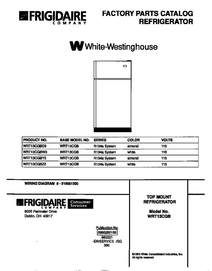 Diagram for WRT13CGBW3