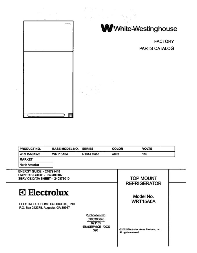 Diagram for WRT15A0AW2