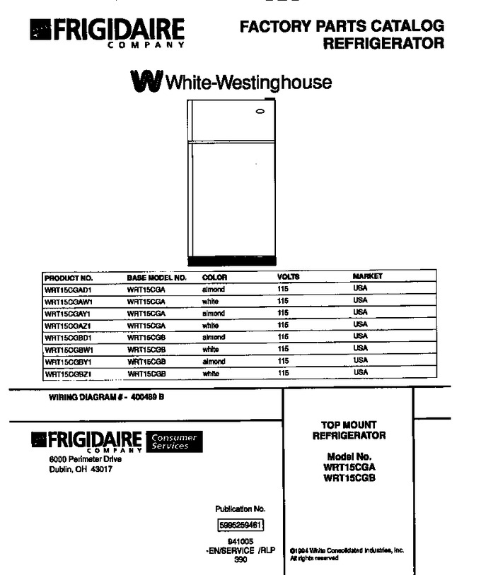 Diagram for WRT15CGAW1