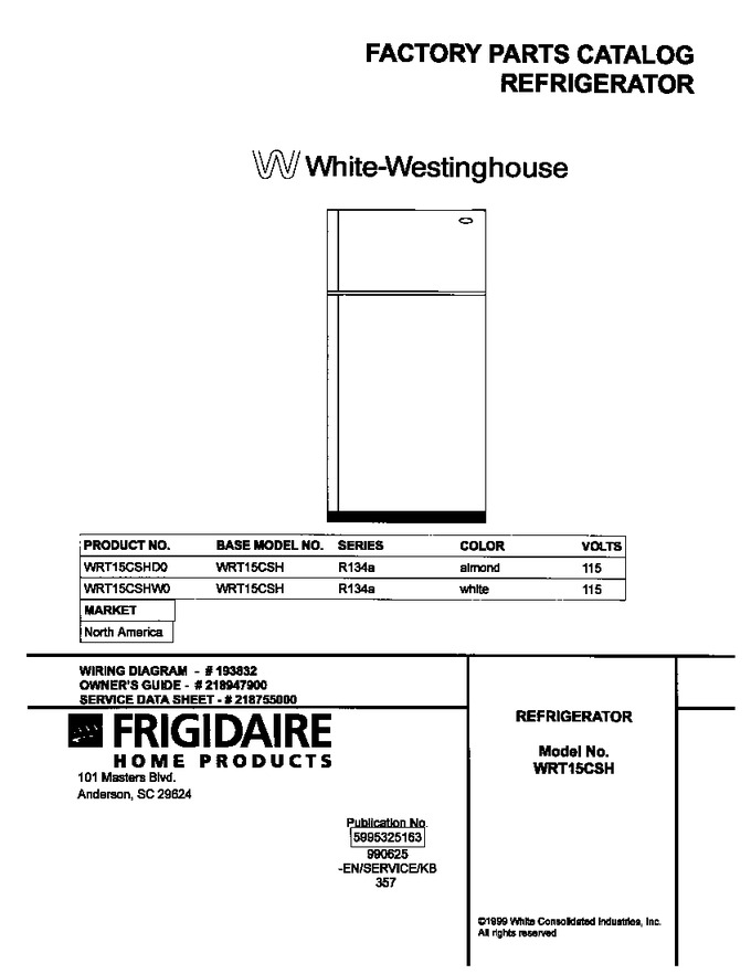 Diagram for WRT15CSHD0